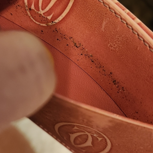 Cartier Pink Patent Leather Happy Birthday Card Holder - Picture 9 of 13